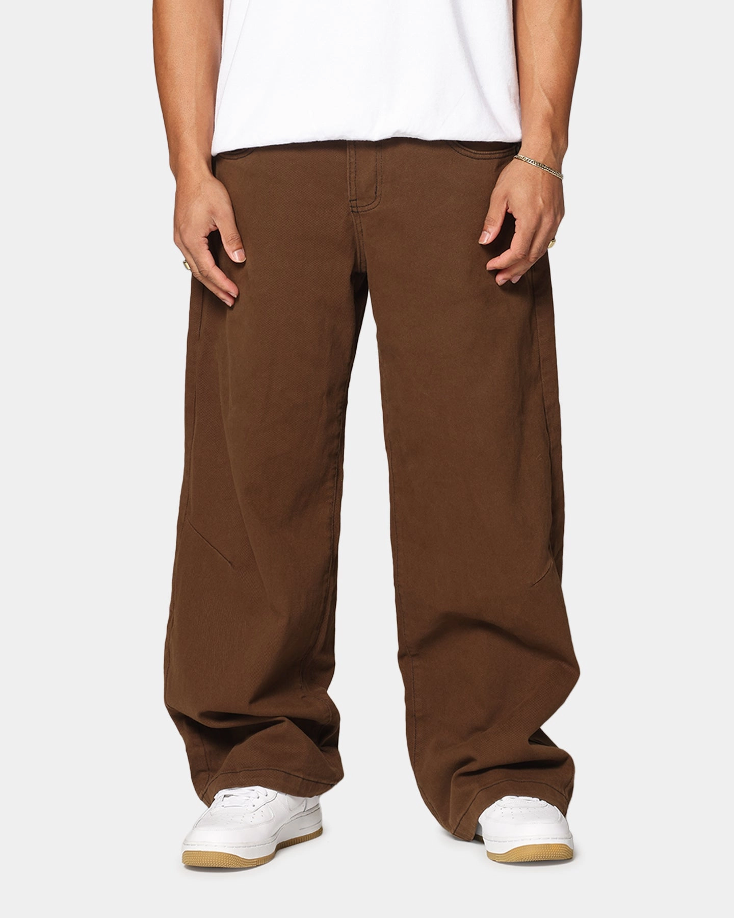 Saint Morta Amplus Jeans Vintage Brown Comfort Stretch
