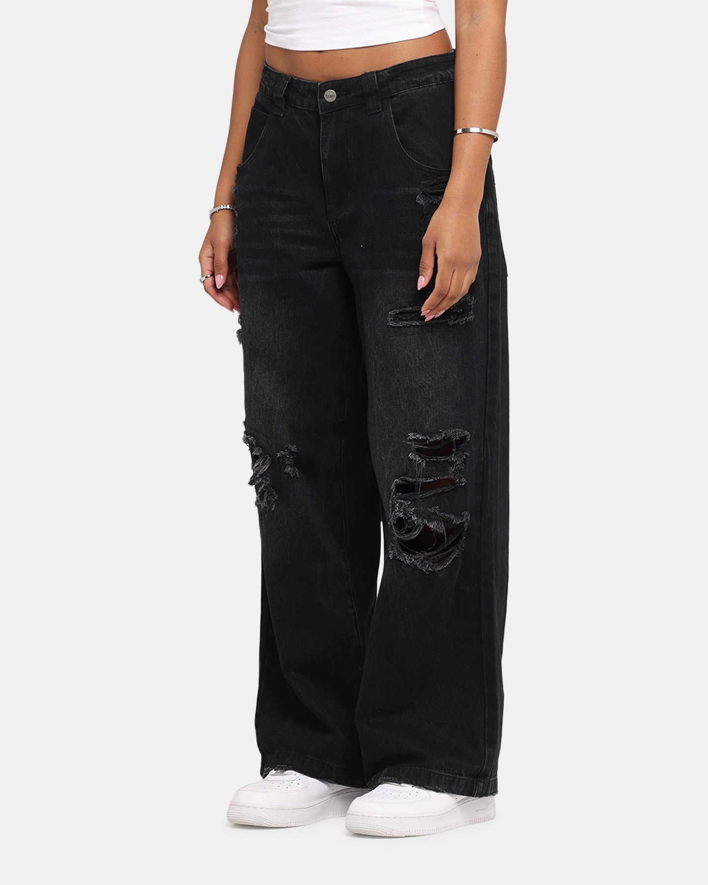 Stylish Daily Wear Parent Style Go To Outfit Saint Morta Amplus Rampage Jeans Rampage Black