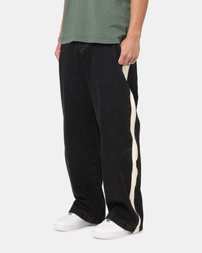 Unisex Attire Saint Morta Amplus Sidewinder Jeans Black/Off White