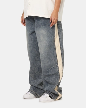 Saint Morta Amplus Sidewinder Jeans Dirty Denim/Off White Daily Mix