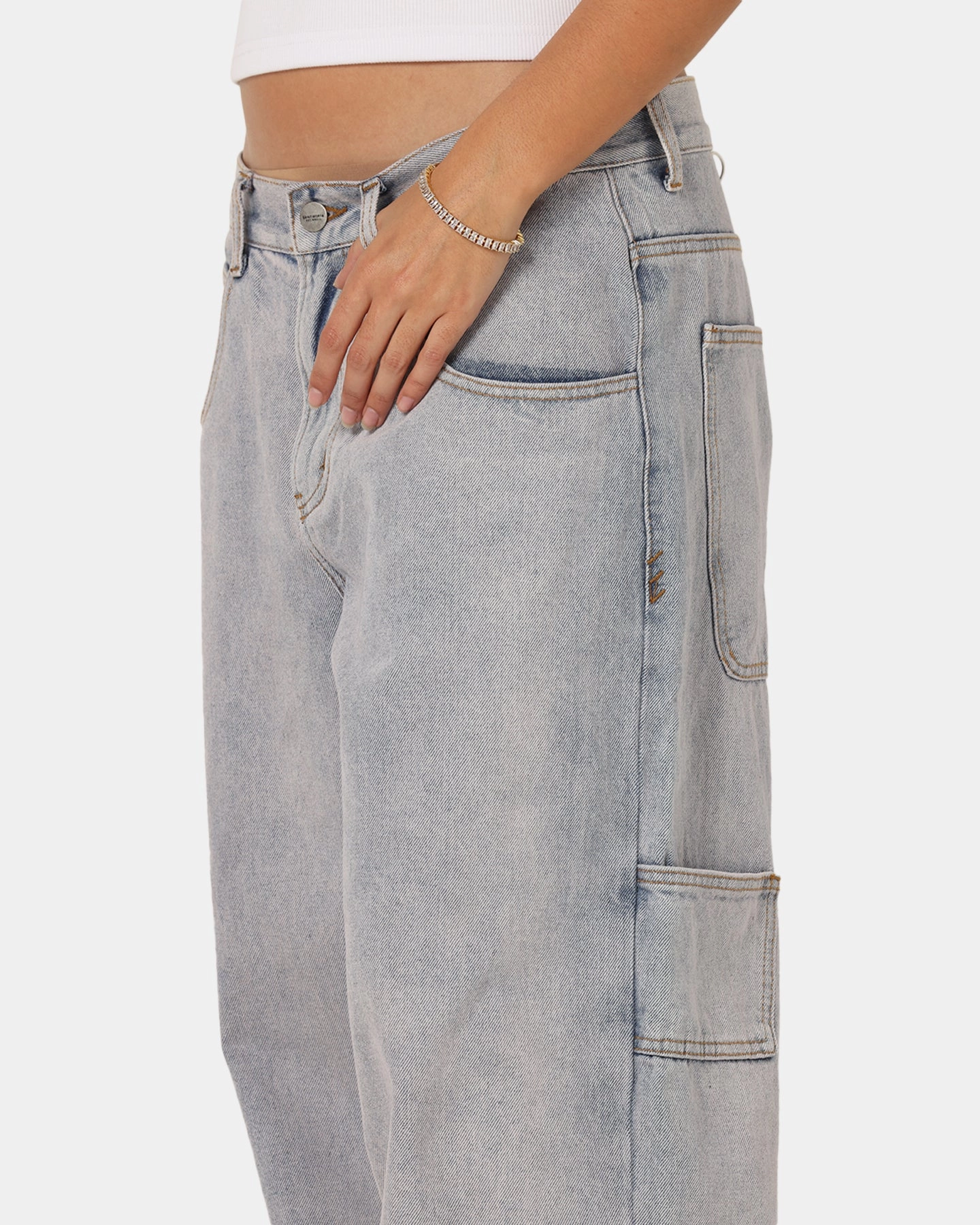 Saint Morta Amplus Vintage Jeans Washed Purple Autumn Days Unisex Wear Teen Outfit Minimalist Eco Friendly
