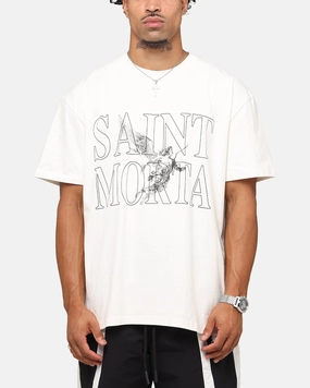 Saint Morta Angelic Boxy T-Shirt Off White Daily Trend Look