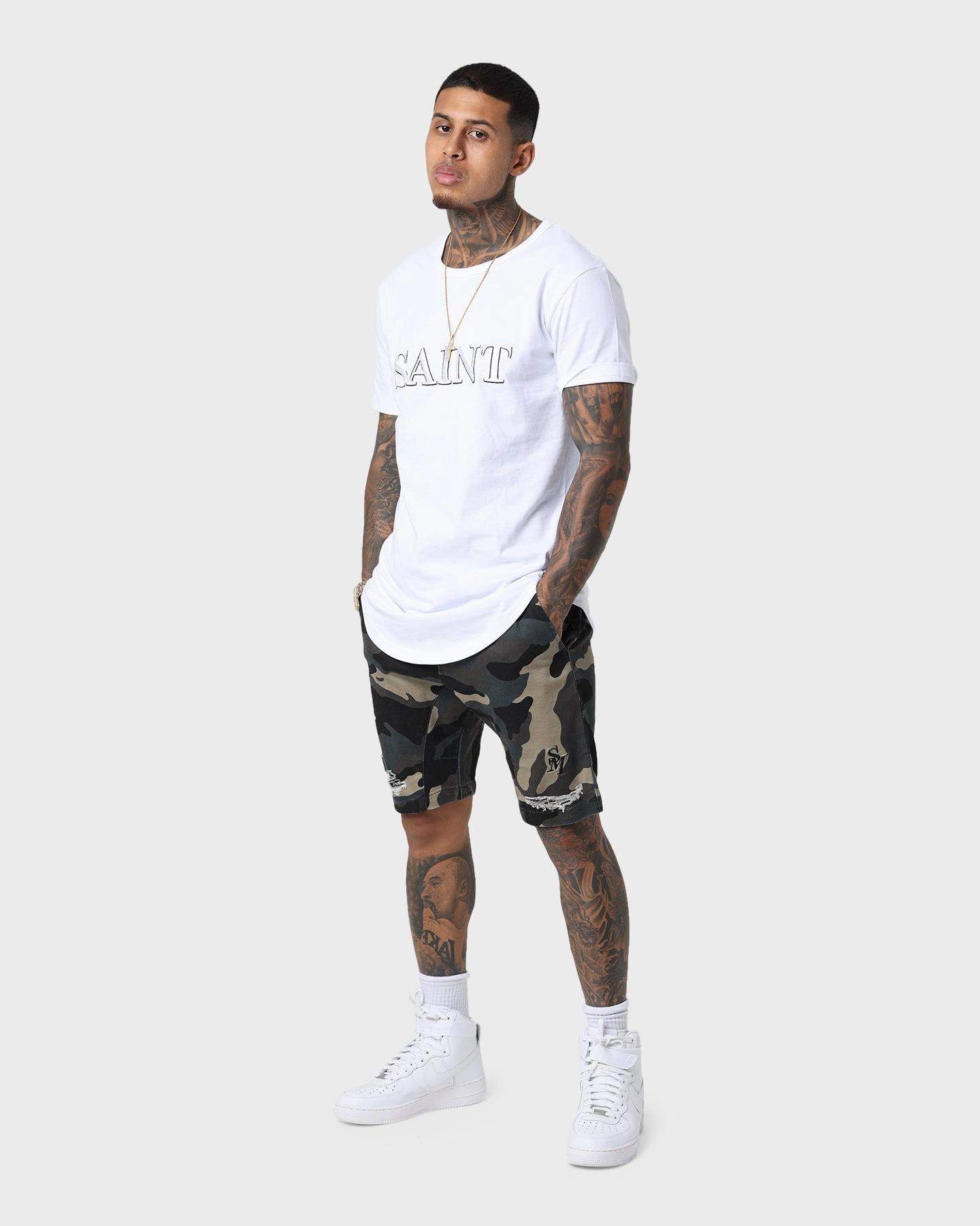 AbrasionResistant Quick Dry Technology Saint Morta Annex Camo Shorts Woodland Camo