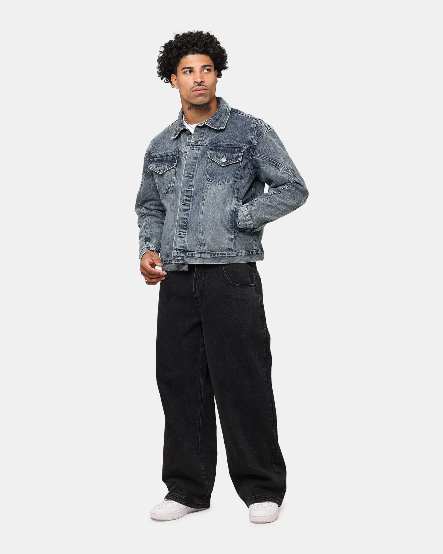Saint Morta Armoury Denim Jacket Dirty Denim Explain