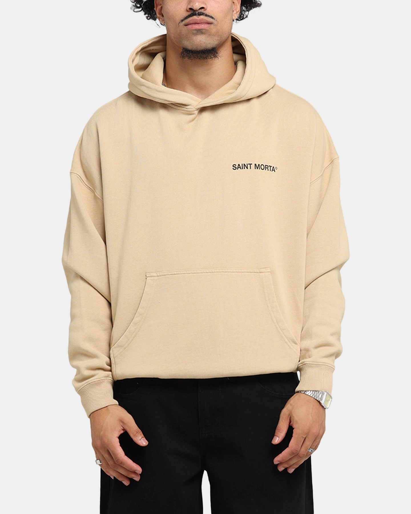 Daily Lightness Saint Morta Awakening Boxy Hoodie Stone