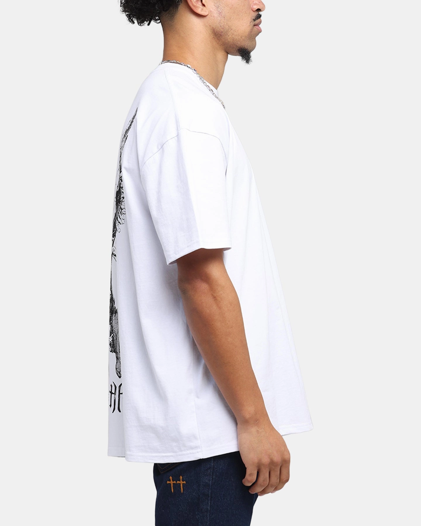 Saint Morta Awakening Boxy T-Shirt White Light Fit