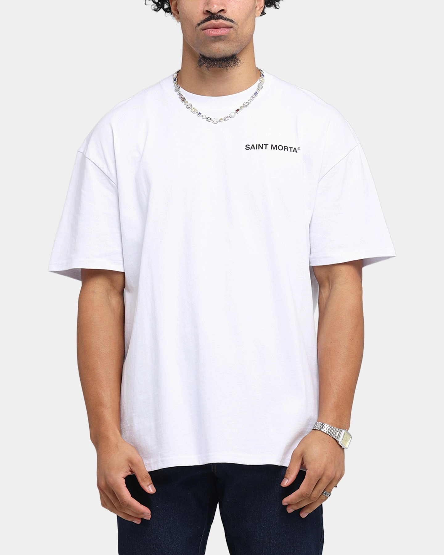 Washable fabric Comfy Top Saint Morta Awakening Boxy T-Shirt White