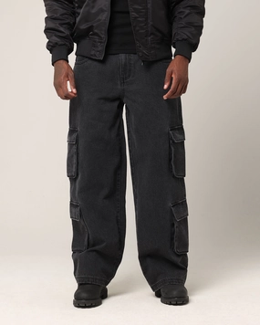 Saint Morta Baggy Workwear Jean Black Shadow Core Item