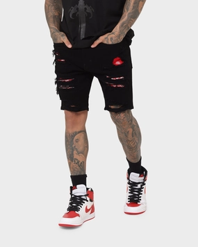 Saint Morta Bandana Summum Shorts Black/Red Formal Occasion