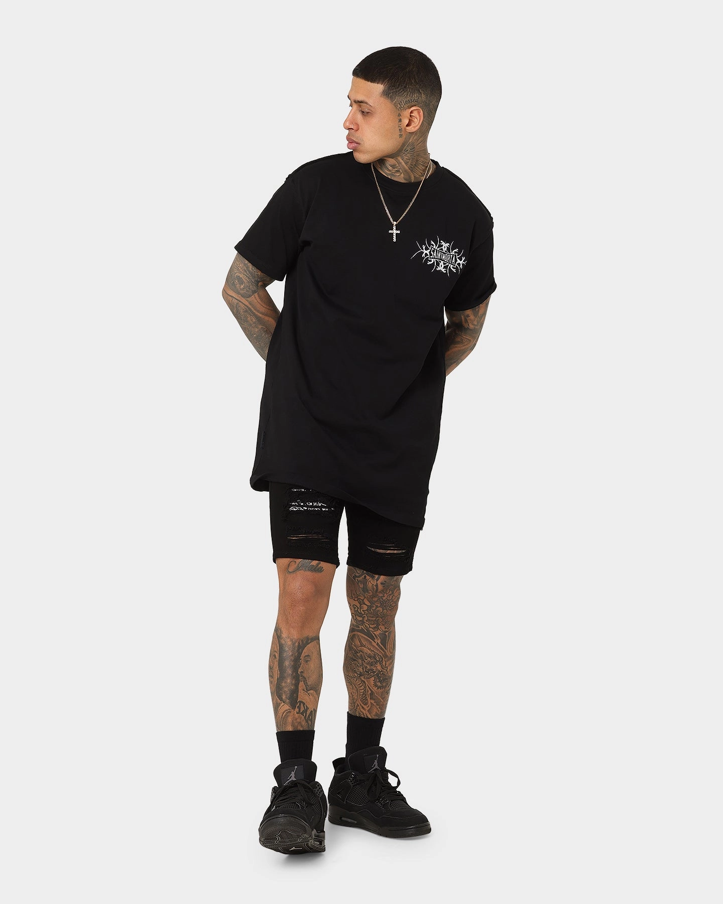 Odor Control Treatment Saint Morta Bandana Summum Shorts Black/White