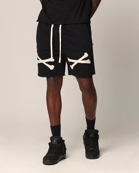 Saint Morta Bxnes Sweat Shorts Black vacation look