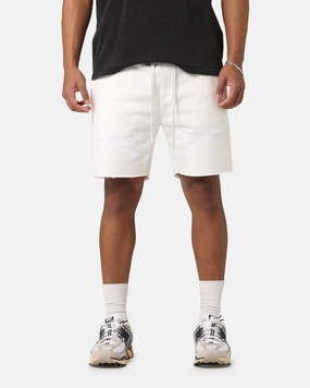 Saint Morta Bxnes Sweat Shorts Off White Temperature Regulating Material