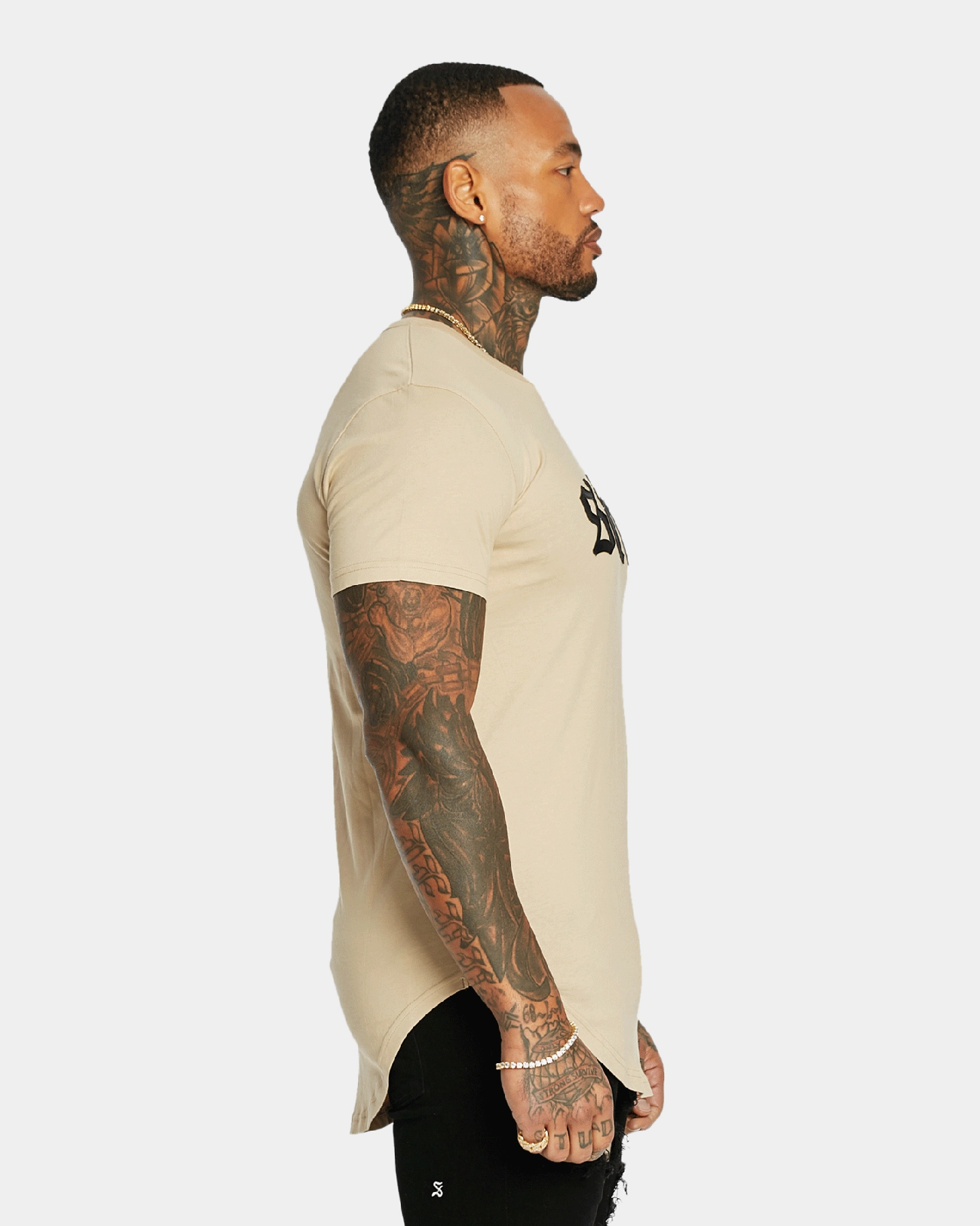 Flexible Neckline Saint Morta Cambronne El Duplo T-Shirt Stone