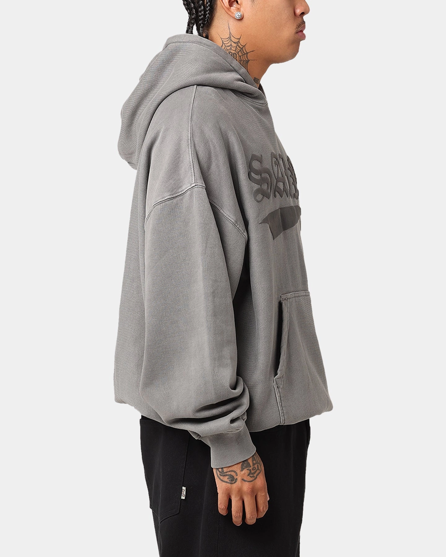Saint Morta Chroma Hoodie Washed Charcoal Medal