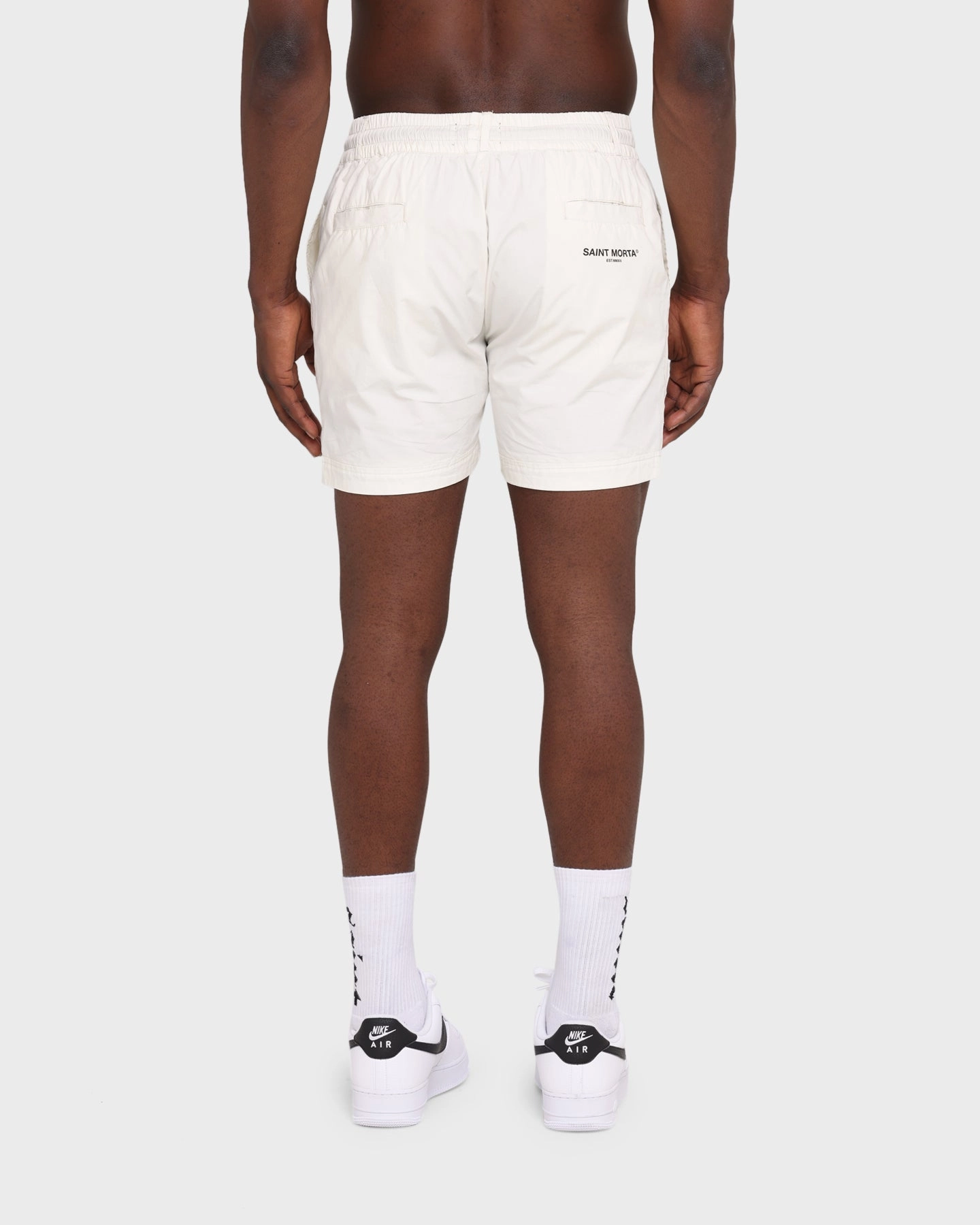 Saint Morta Club Sport Walk Shorts Cream Water Repellent Coating Pajamas