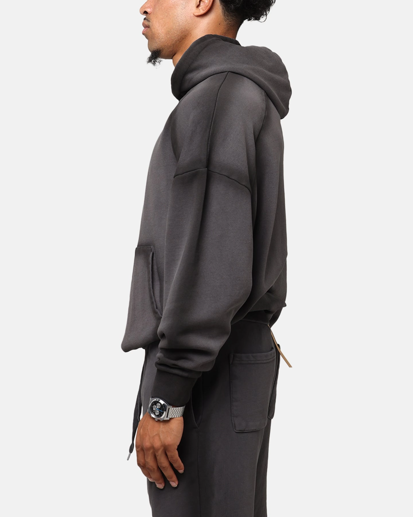 Saint Morta Contrast Wash Hoodie Black Wash Bond Performance Optimized Fit