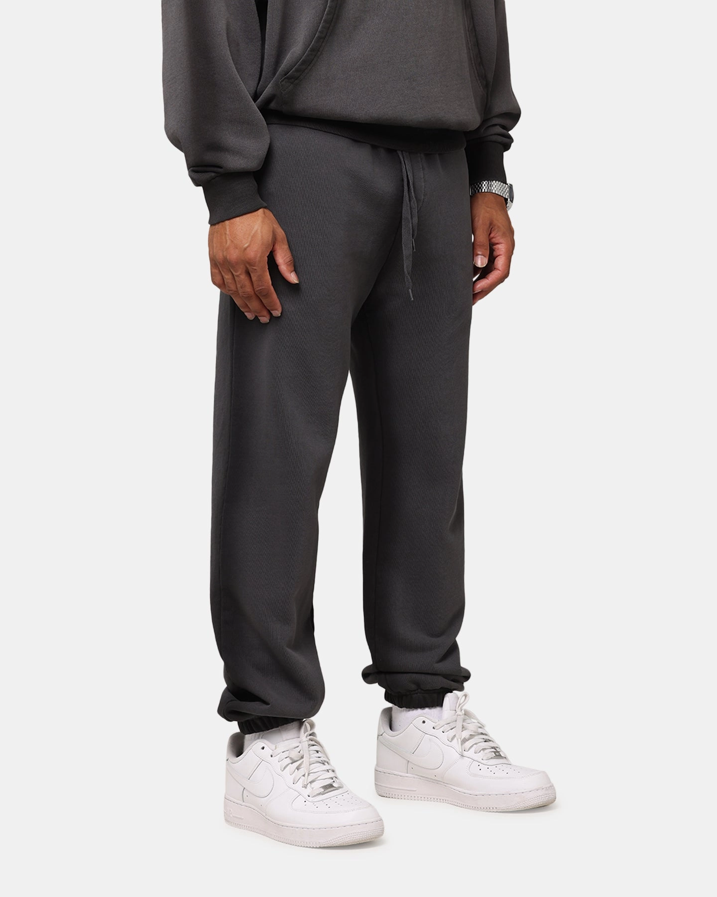 Cozy Feel Saint Morta Contrast Wash Sweatpants Washed Black
