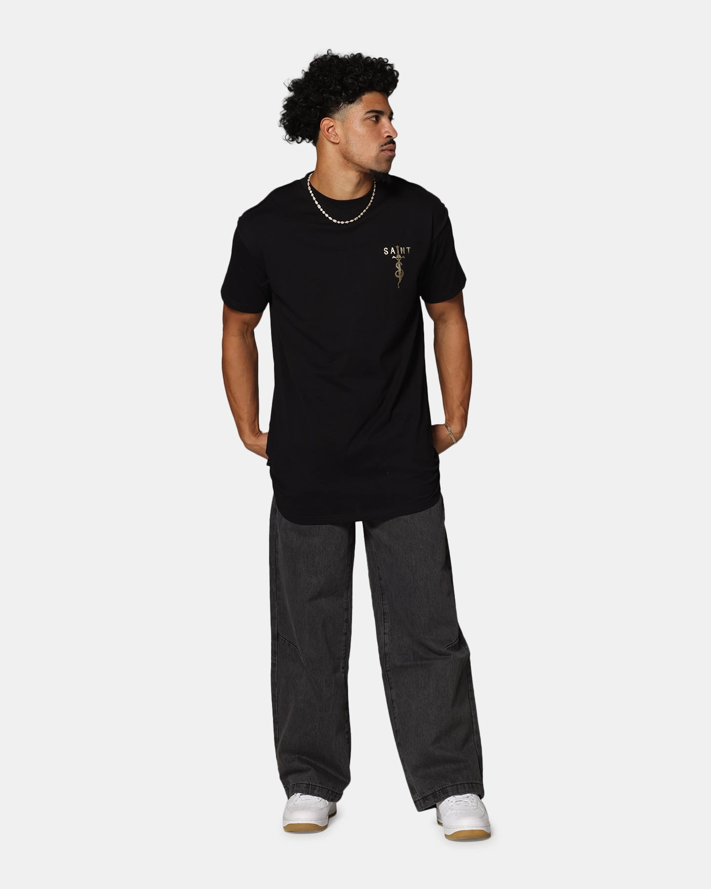Saint Morta Daggers Lafayette T-Shirt Black/Gold Temperature Regulating