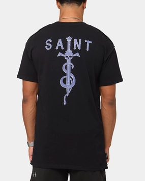 Saint Morta Daggers Lafayette T-Shirt Black/Purple Travel Trend Look