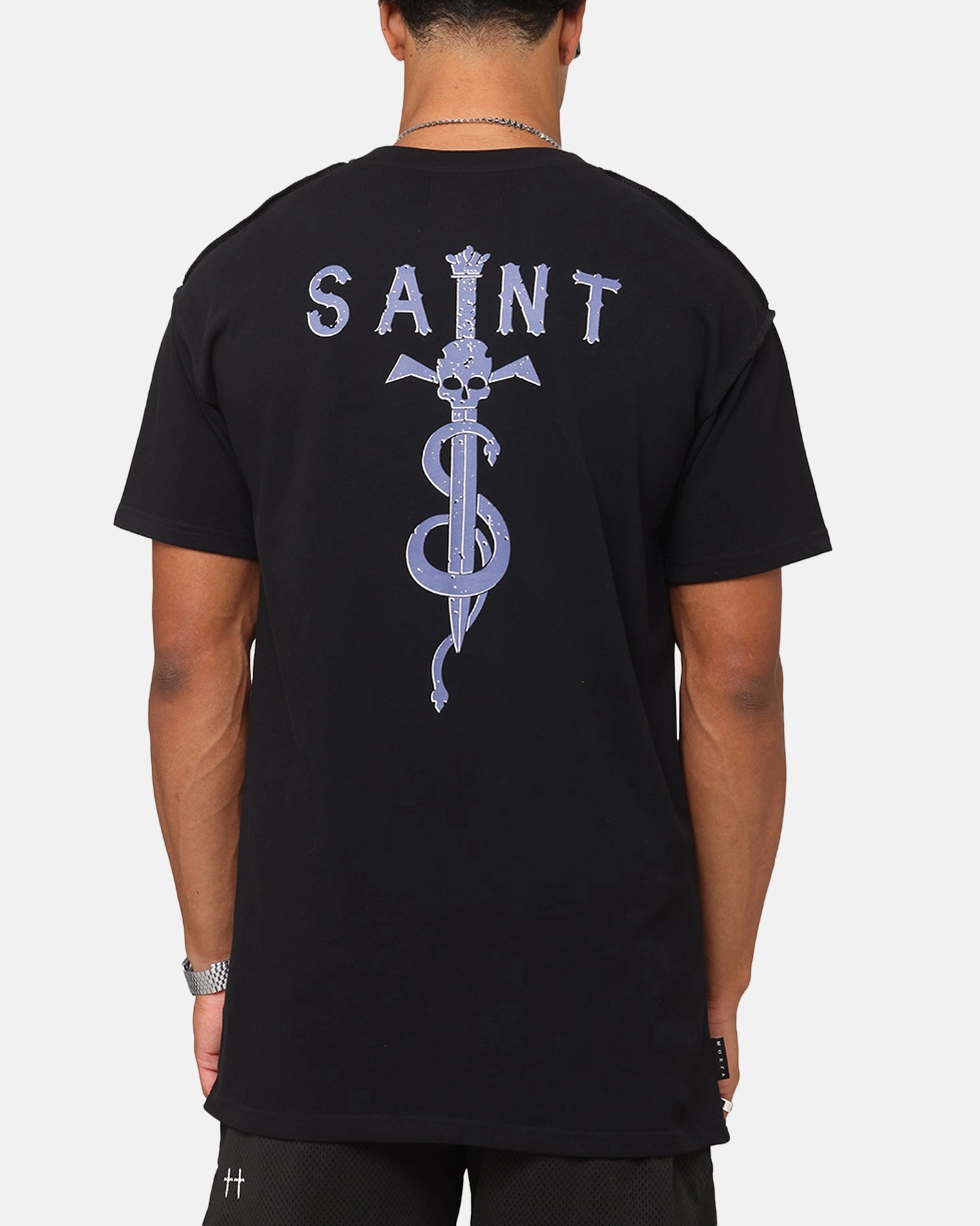 Saint Morta Daggers Lafayette T-Shirt Black/Purple Travel Trend Look
