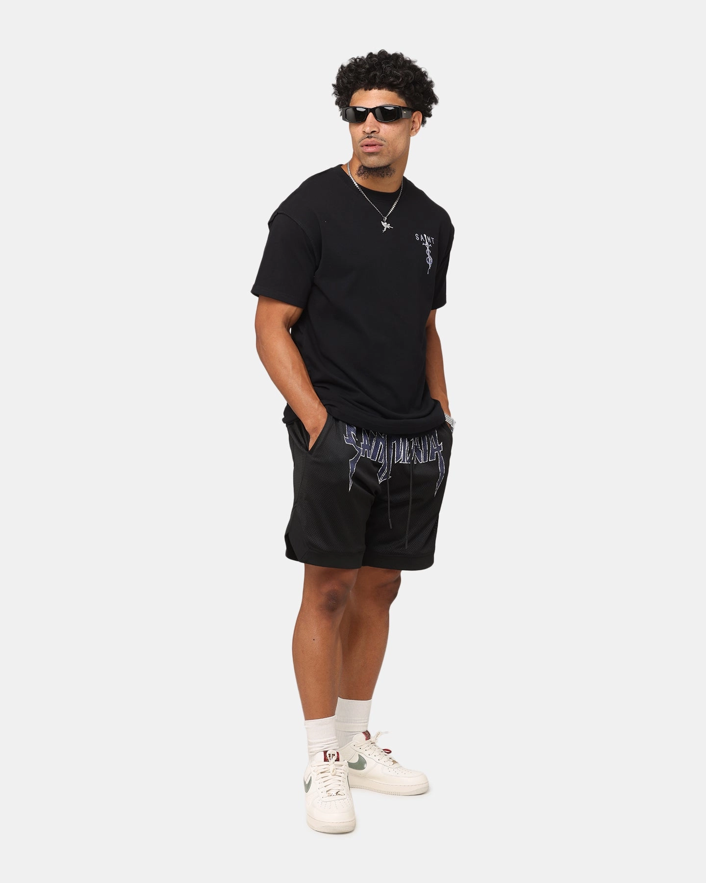 UV Protective Fabric Saint Morta Daggers Lafayette T-Shirt Black/Purple