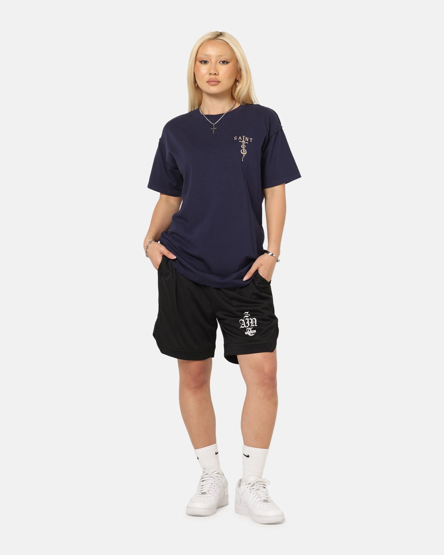 Outdoor Outfit Style Saint Morta Daggers Lafayette T-Shirt Indigo
