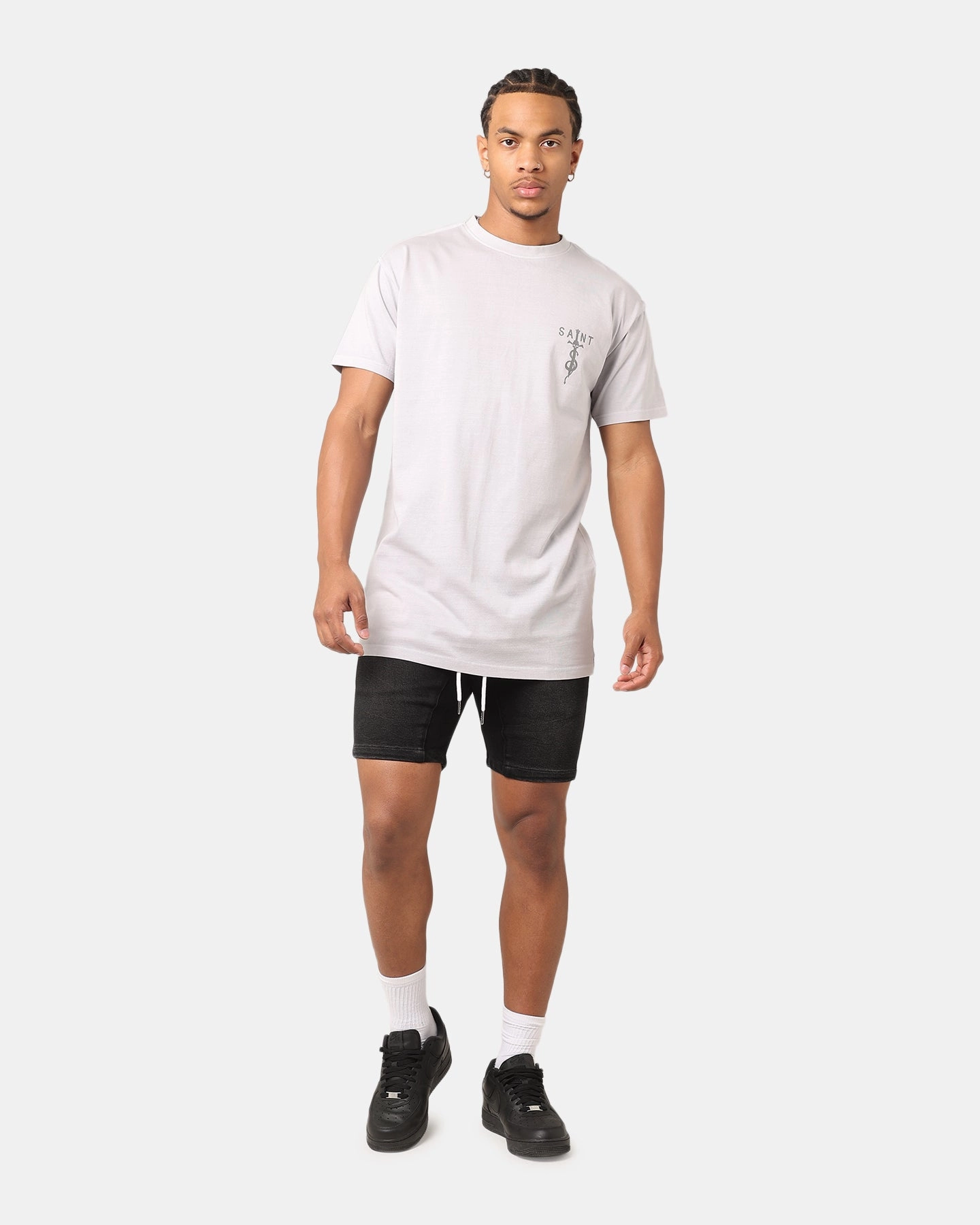 Trendy Design Saint Morta Daggers Lafayette T-Shirt Vintage Grey