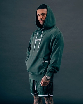 Saint Morta Day Of The Dead Hoodie Dark Green QuickDry Moisture Wicking