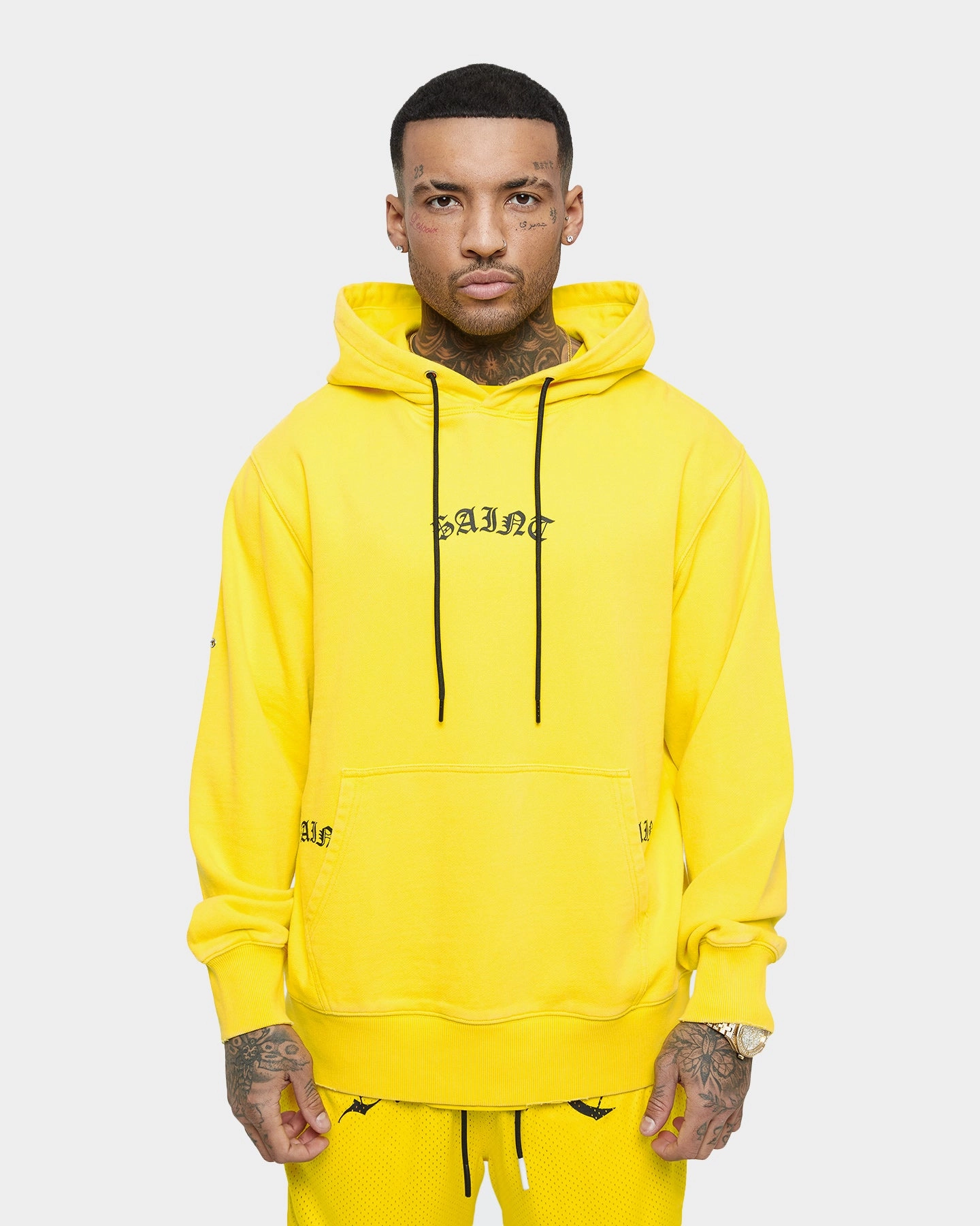 Sport Edge Experiment Saint Morta Day Of The Dead Hoodie Yellow/Black