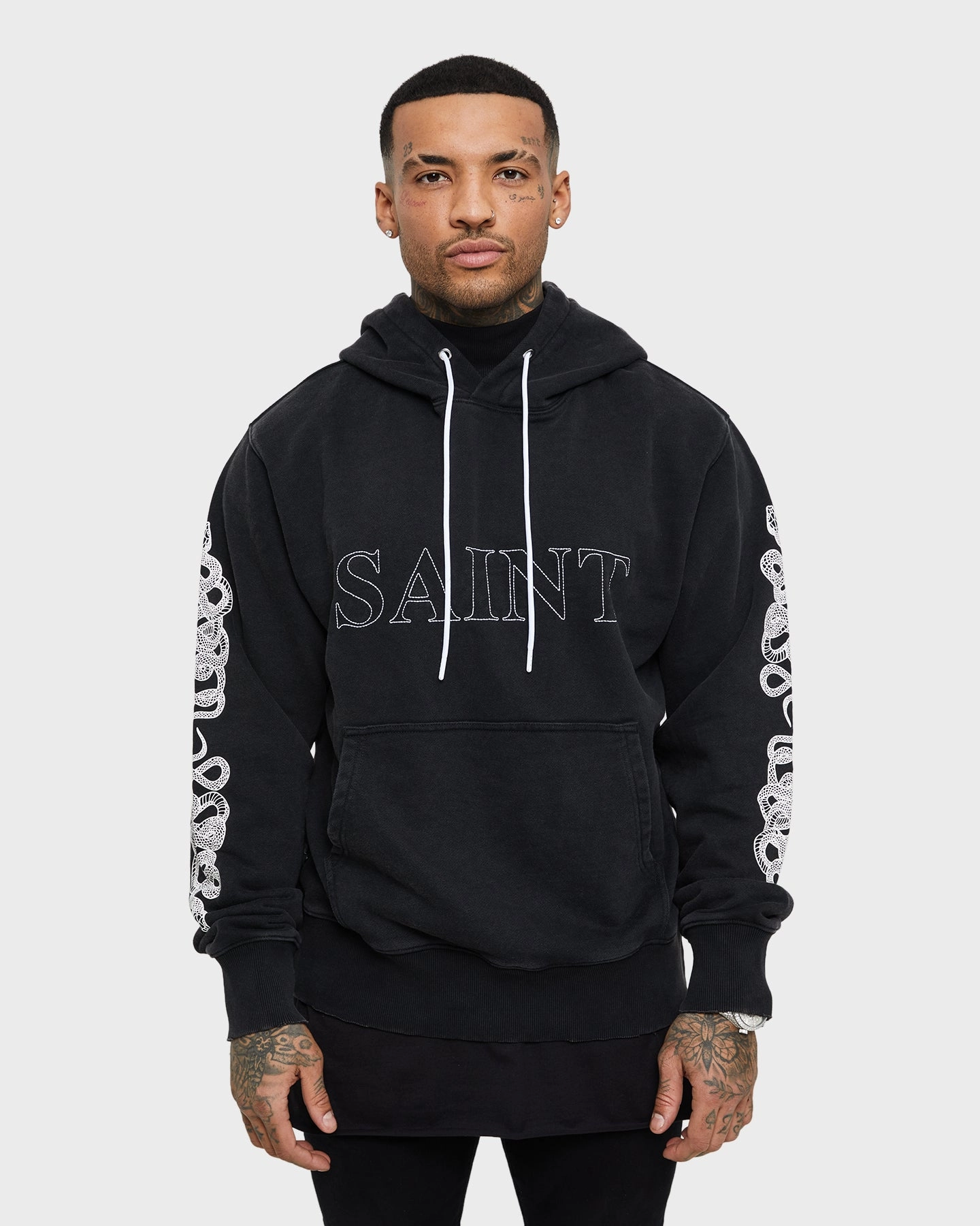 Saint Morta Death Adder Hoodie Black Attraction