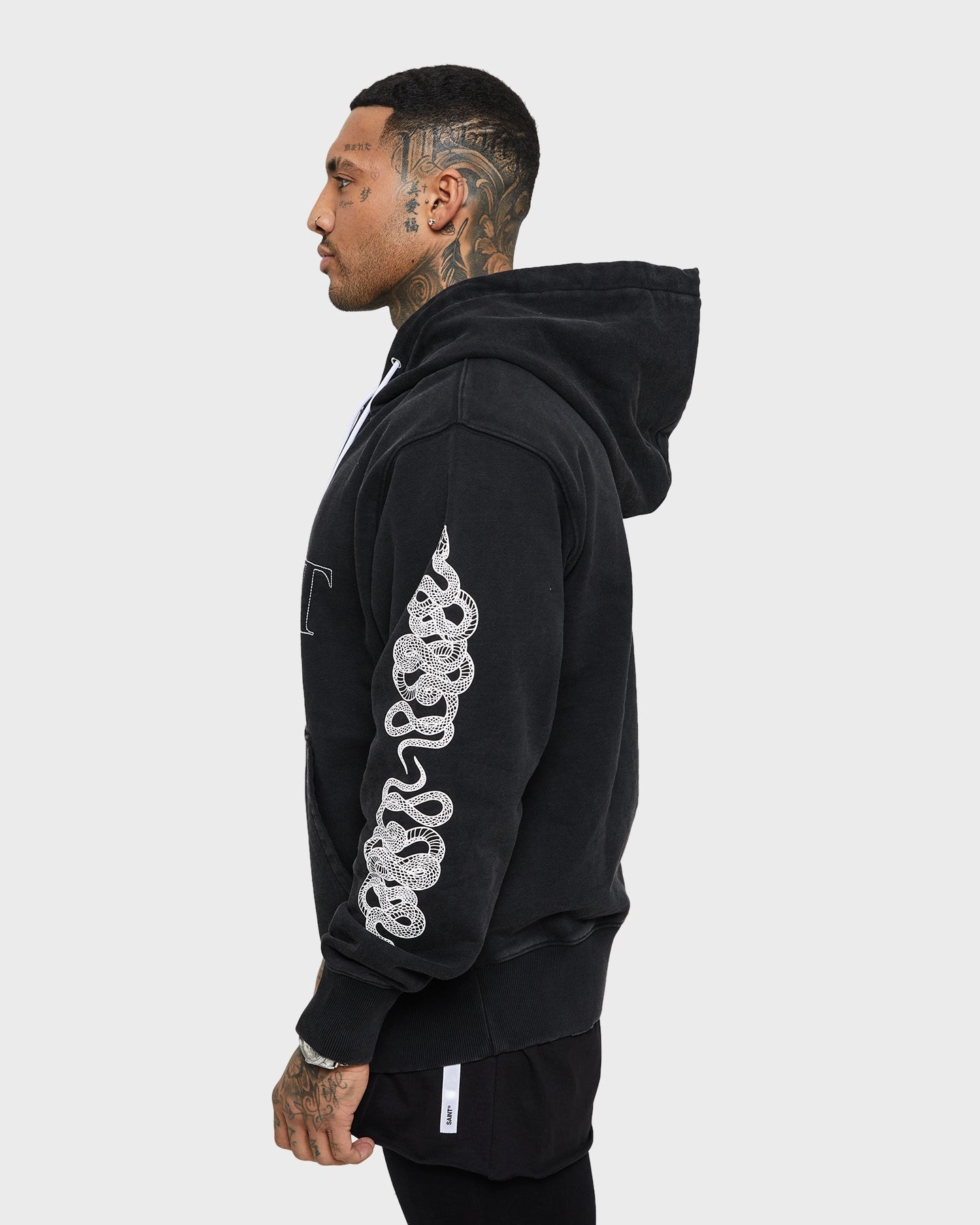 Saint Morta Death Adder Hoodie Black Demonstrate