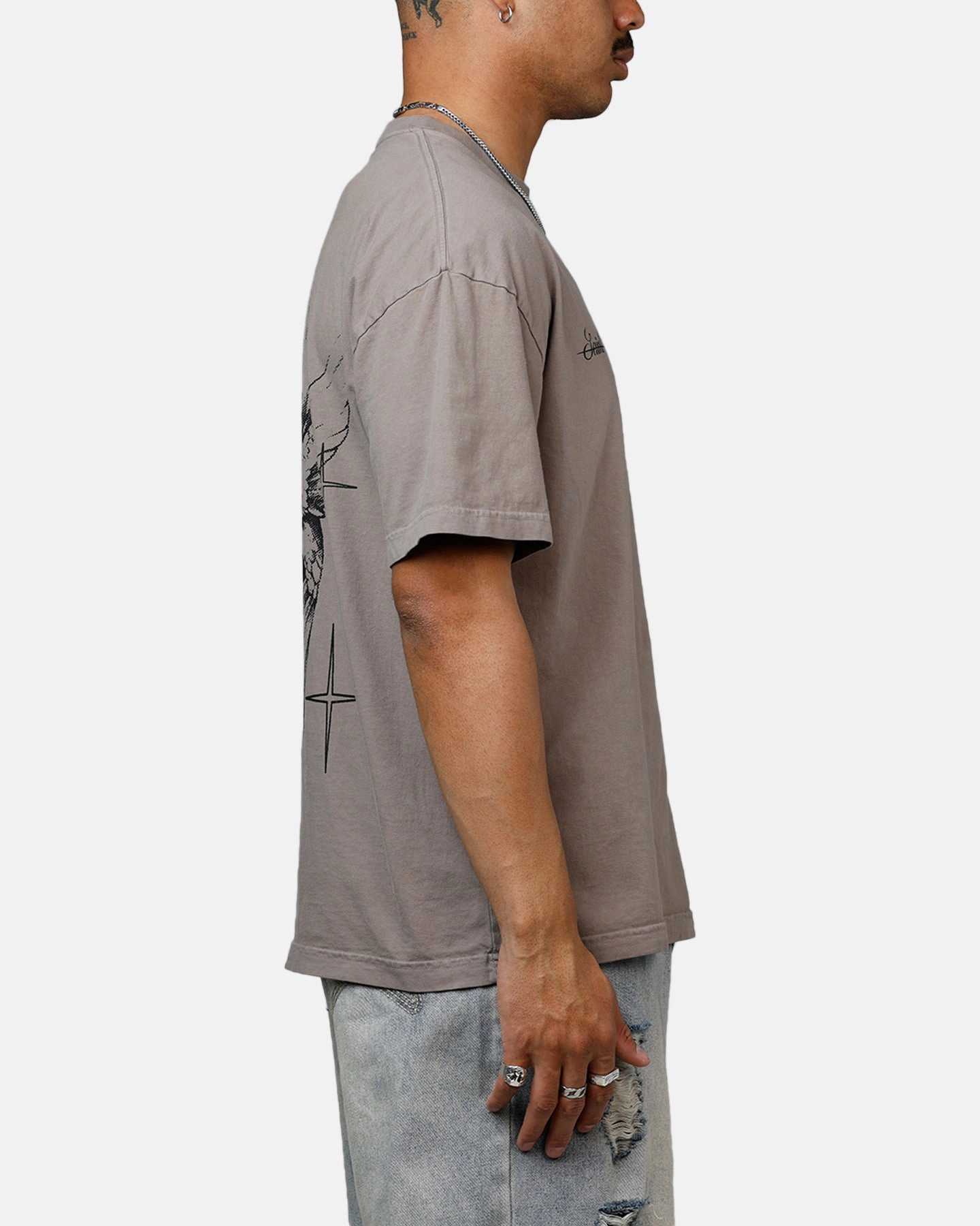 Saint Morta Destiny Rising T-Shirt Vintage Khaki Classic Layer Wear Light Trend