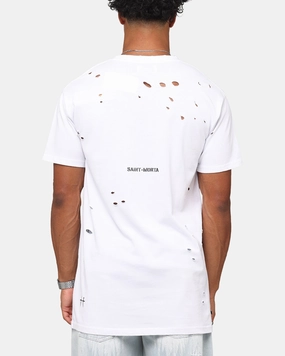 Saint Morta Distressed Lafayette T-Shirt White SunProtectionFabric Playful Vibes