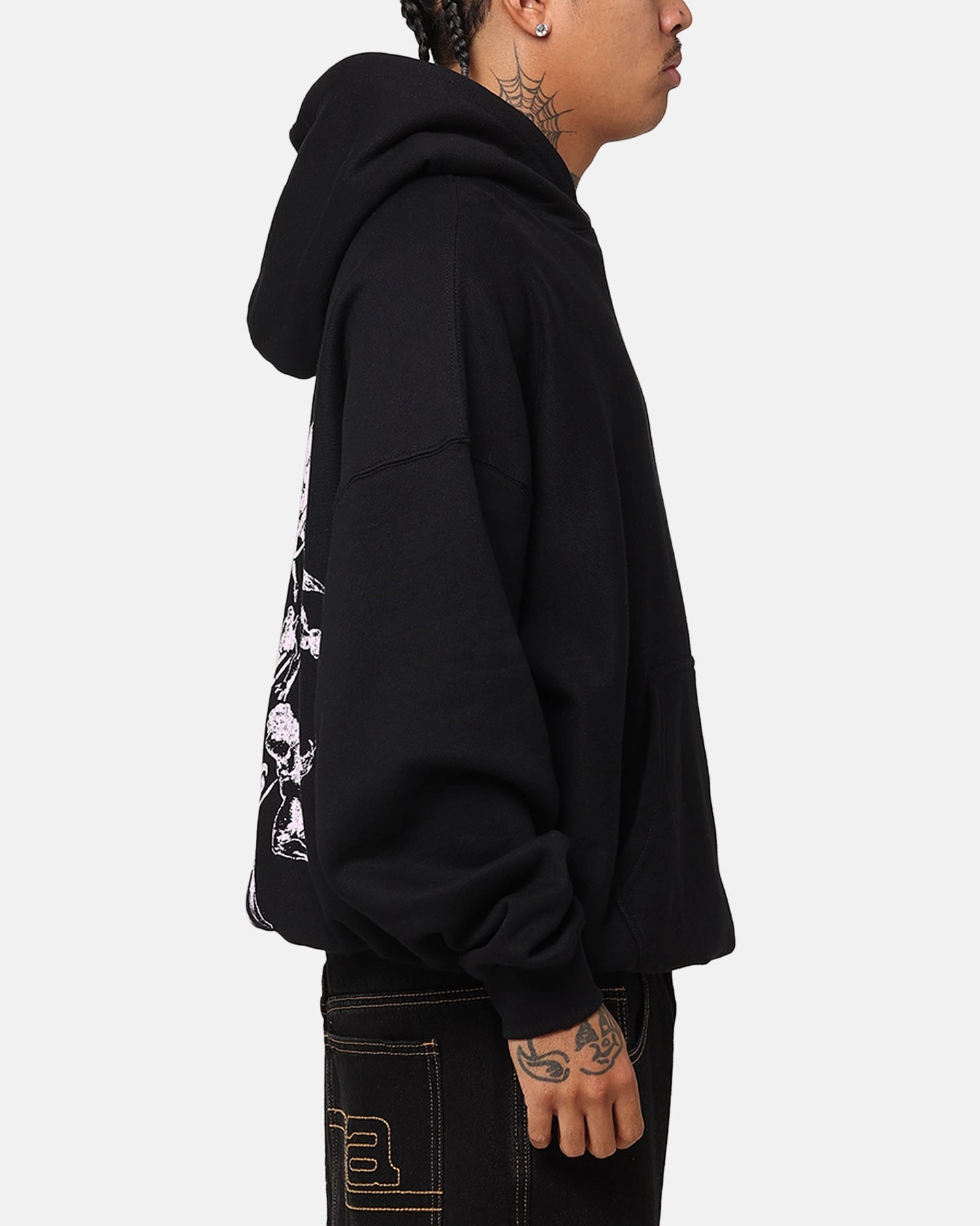 Saint Morta Divine Living Hoodie Black college Threat