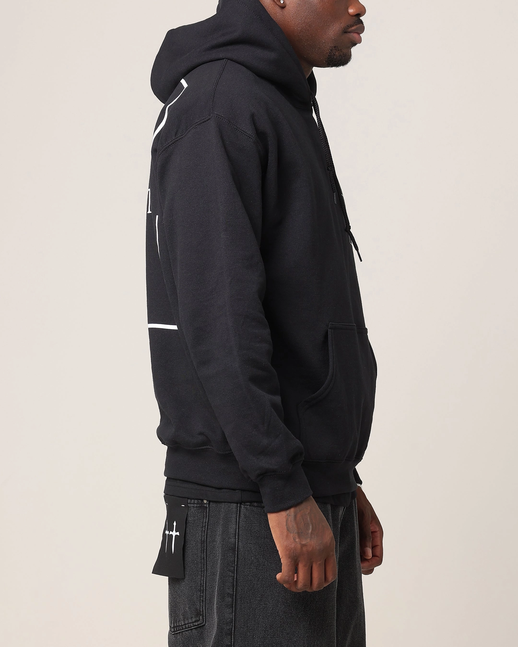 Saint Morta Division Hoodie Black Road Trip Vintage Style