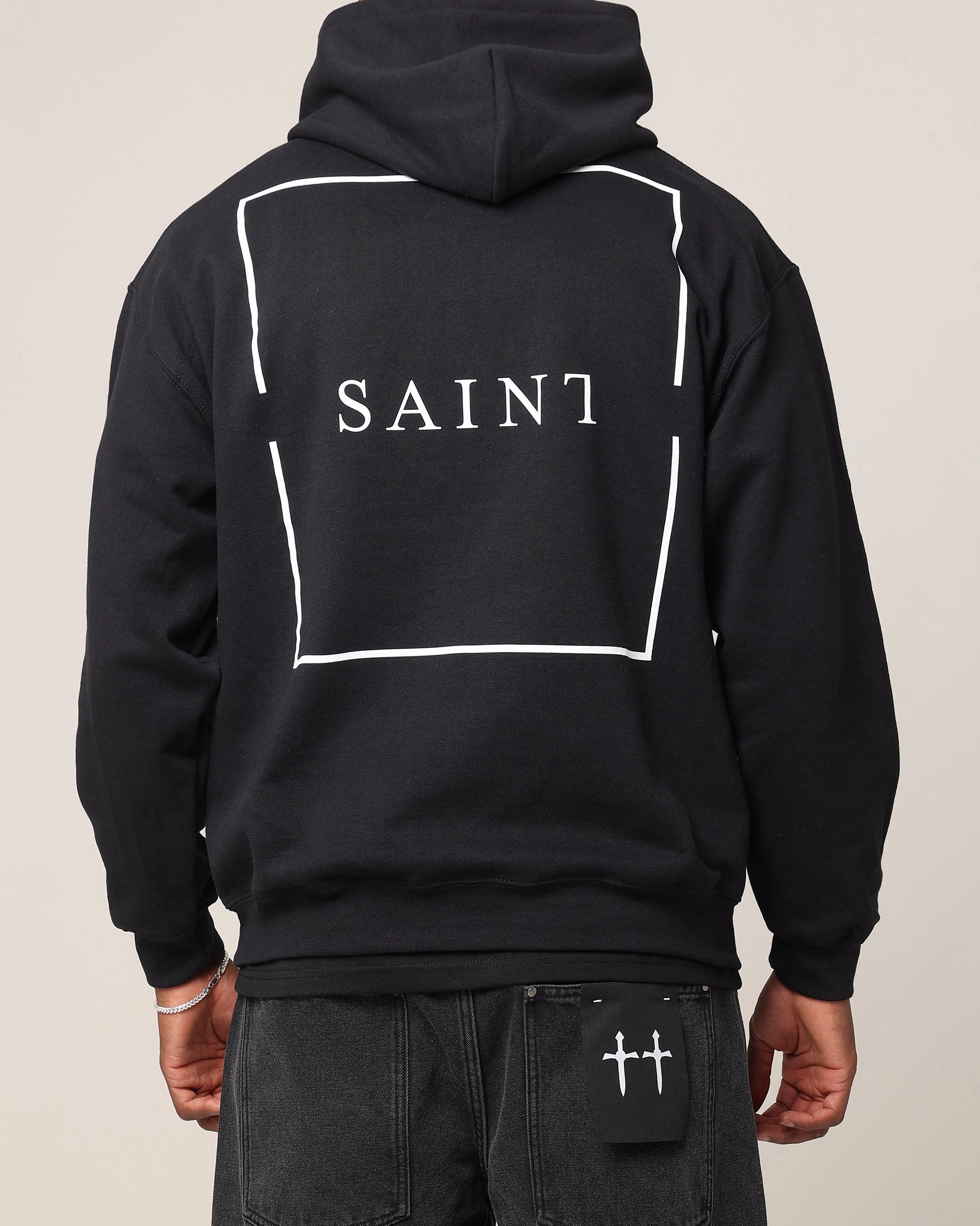 Windproof Closure Saint Morta Division Hoodie Black