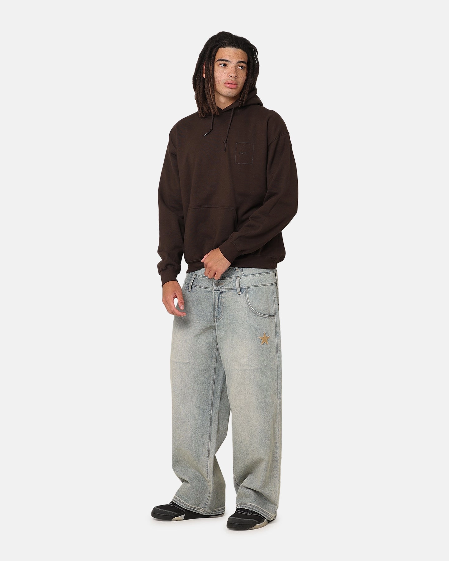 Fade Resistant Dye Odor Resistant Treatment Saint Morta Division Hoodie Brown