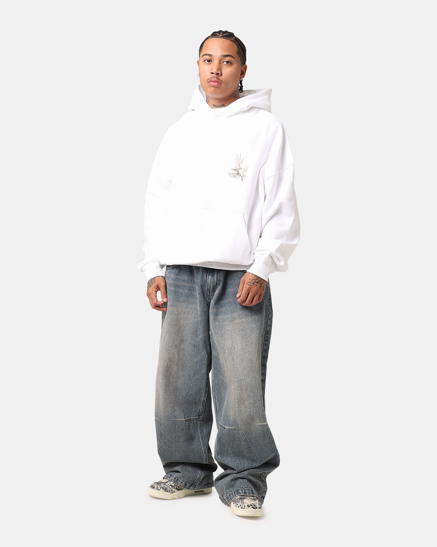 Admire City Ready Saint Morta Doves Premium Hoodie White