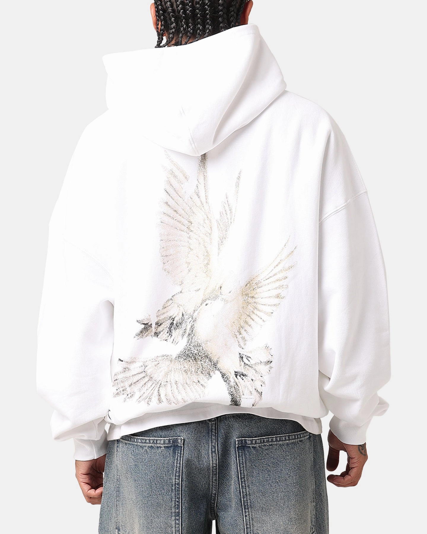 Saint Morta Doves Premium Hoodie White snowboarder