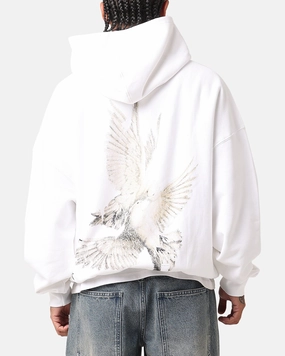 Saint Morta Doves Premium Hoodie White snowboarder