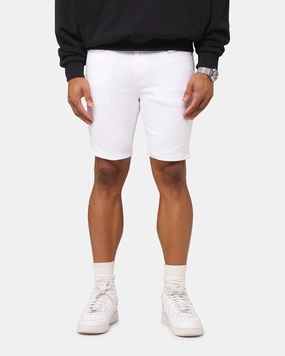 Saint Morta Dynasty Denim Shorts White Athletic Vibe