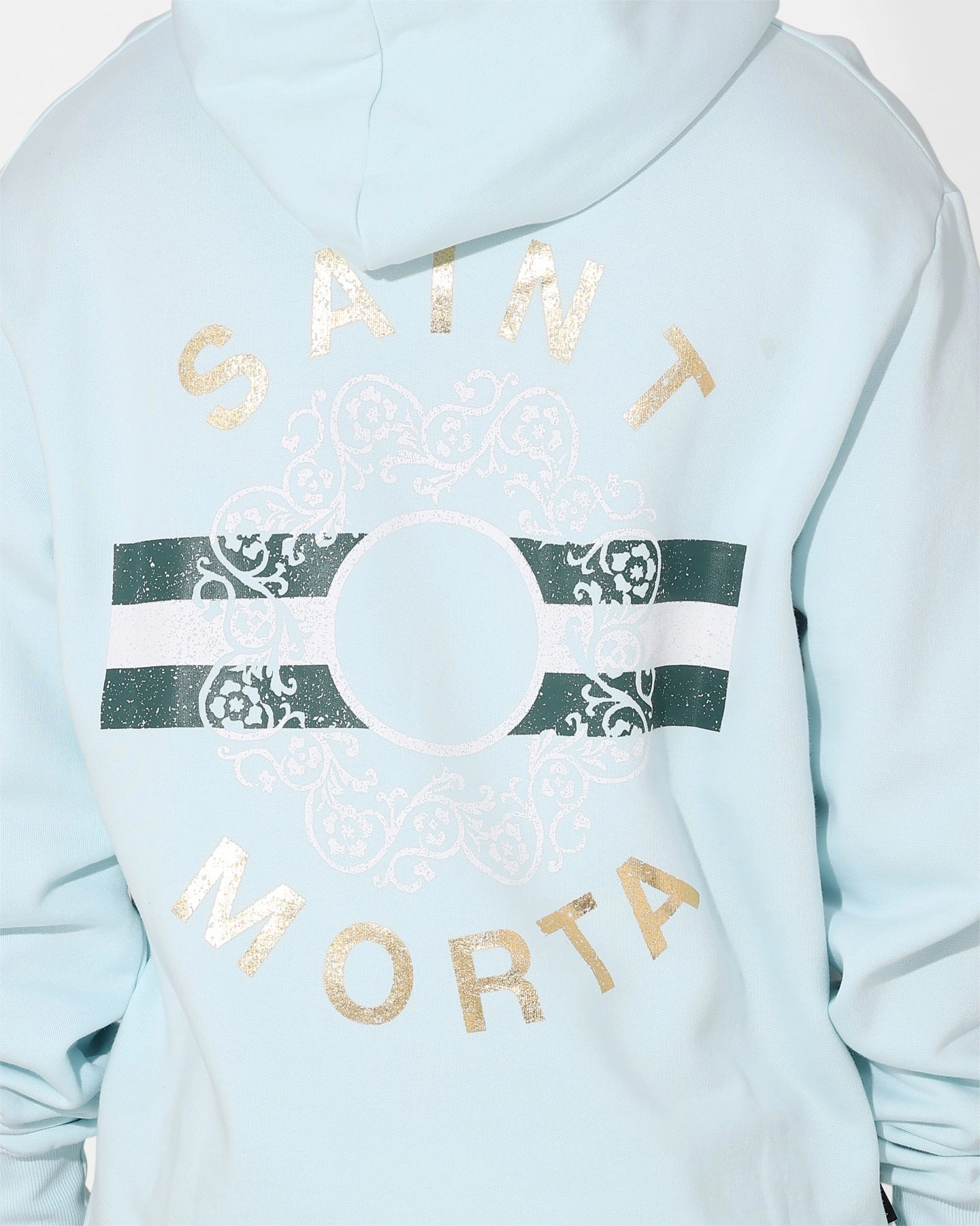 Saint Morta Elemental Hoodie Pale Blue Urban Protection Non Irritating Collar
