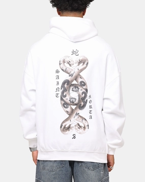 Quick Zip Saint Morta Entanglement Hoodie White