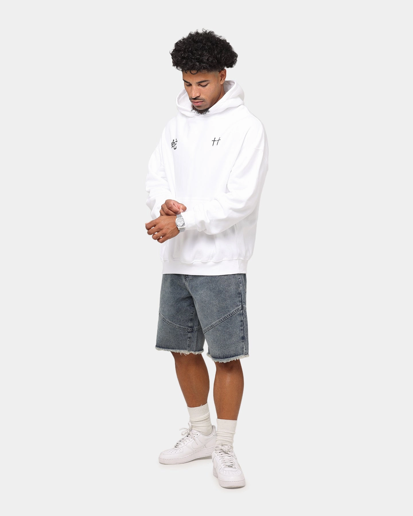 Saint Morta Entanglement Hoodie White Striped