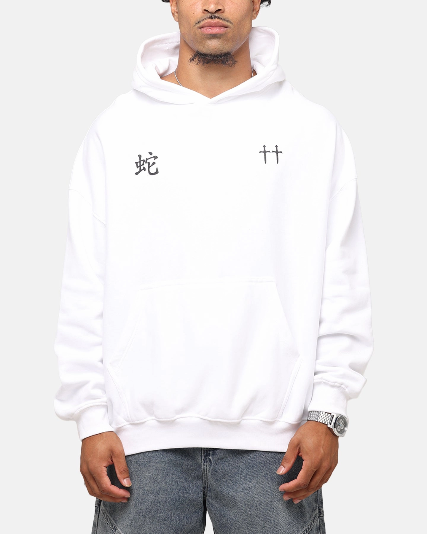 Saint Morta Entanglement Hoodie White no pocket Magnet
