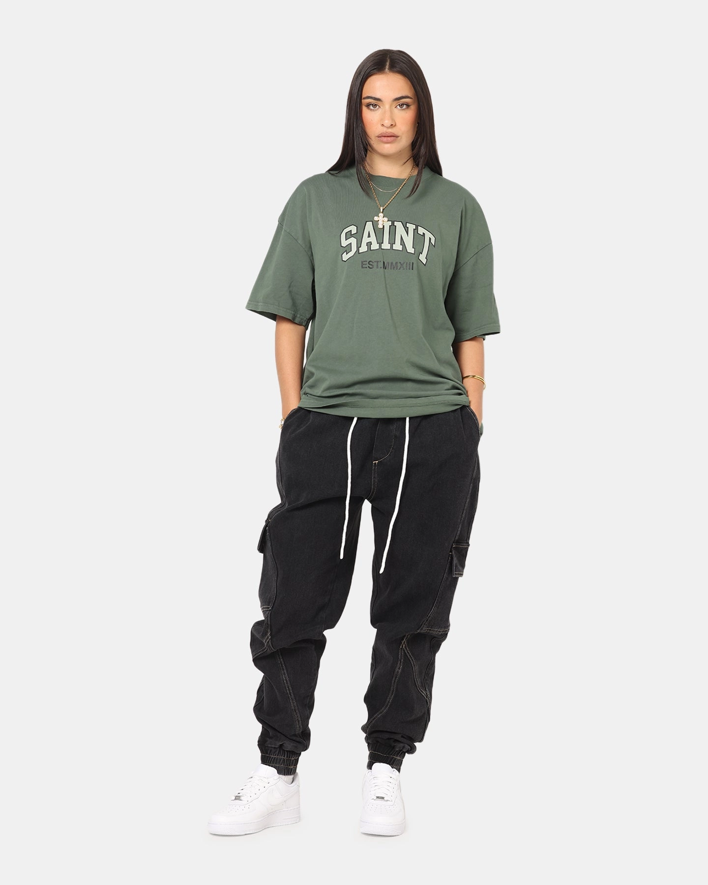 Casual Comfort Top Saint Morta Established T-Shirt Green