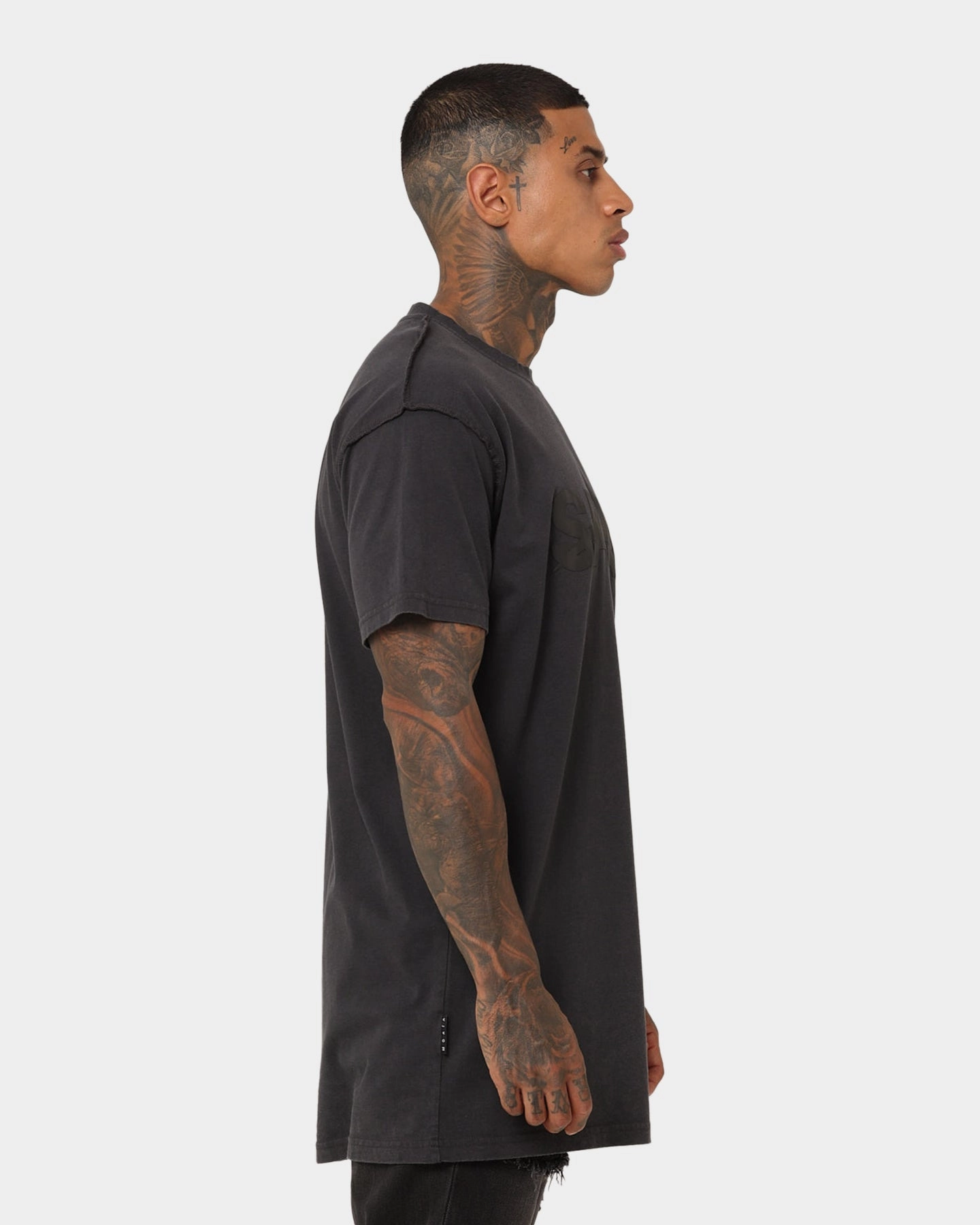 Saint Morta Established T-Shirt Vintage Black Soft and Flexible