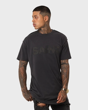 Casual Look Wear Smart Design Saint Morta Established T-Shirt Vintage Black
