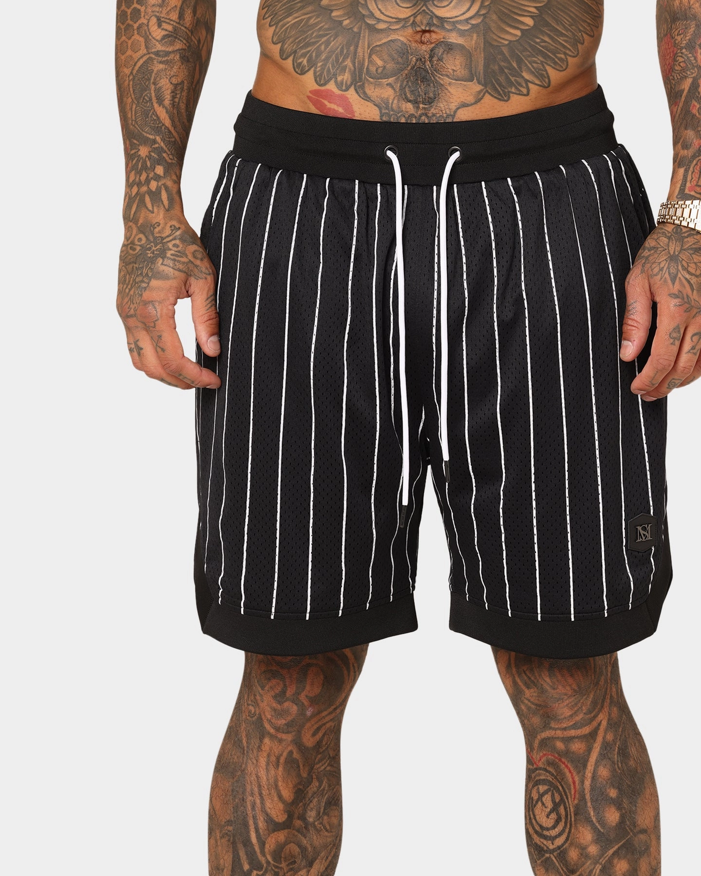 teen clothing Saint Morta Exhibition Basketball Shorts Black