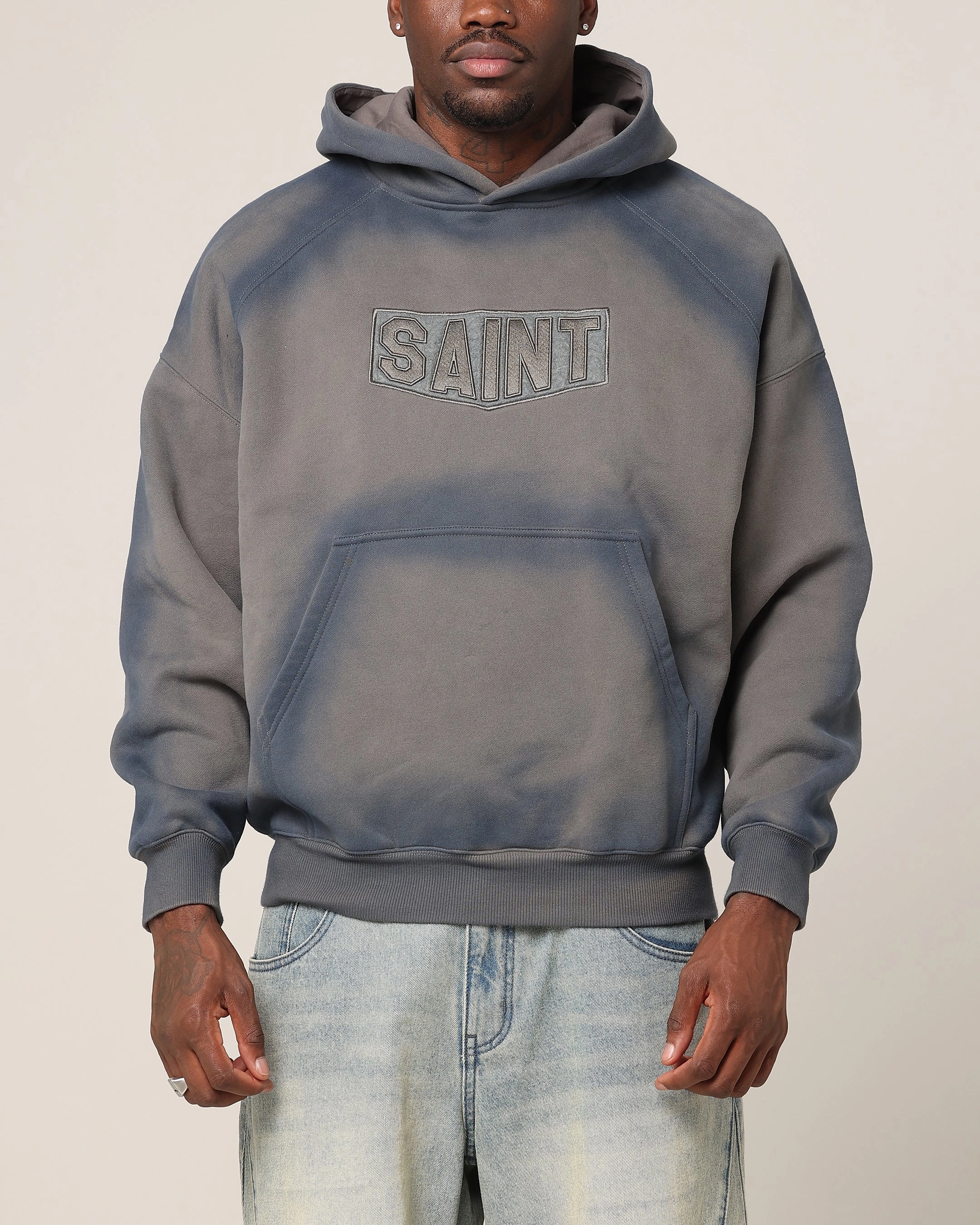 All Season Flex Mobility System Saint Morta Faded Motor Hoodie Charcoal